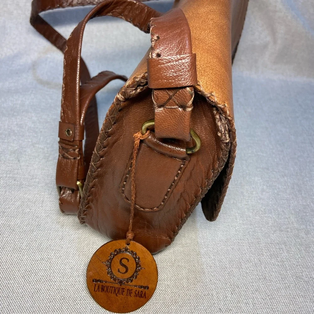 La Boutique De Sara Crossbody Leather Bag. Brand new with tag